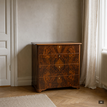 Chest of drawers, late 19th century.