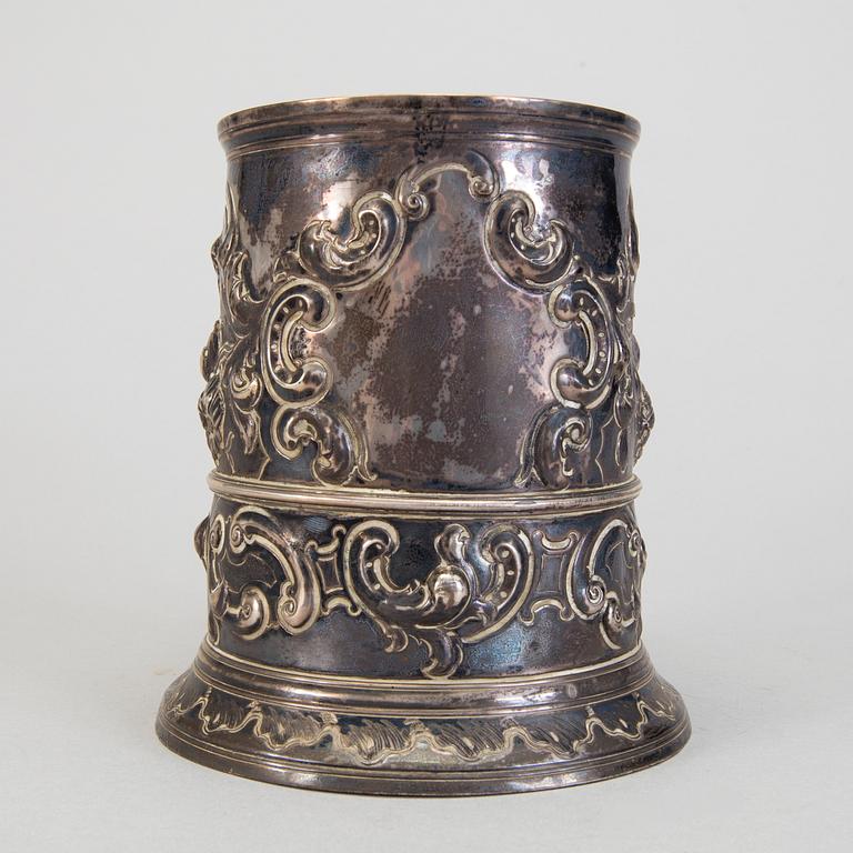 STOP, silver, London, England, 1802. Vikt 585 g.