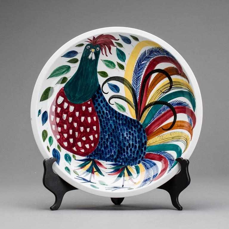 A Rörstrand handpainted plate.
