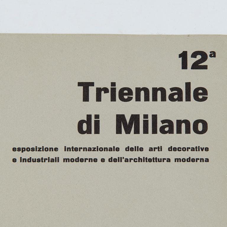 Diplom, Milano triennale 1960.