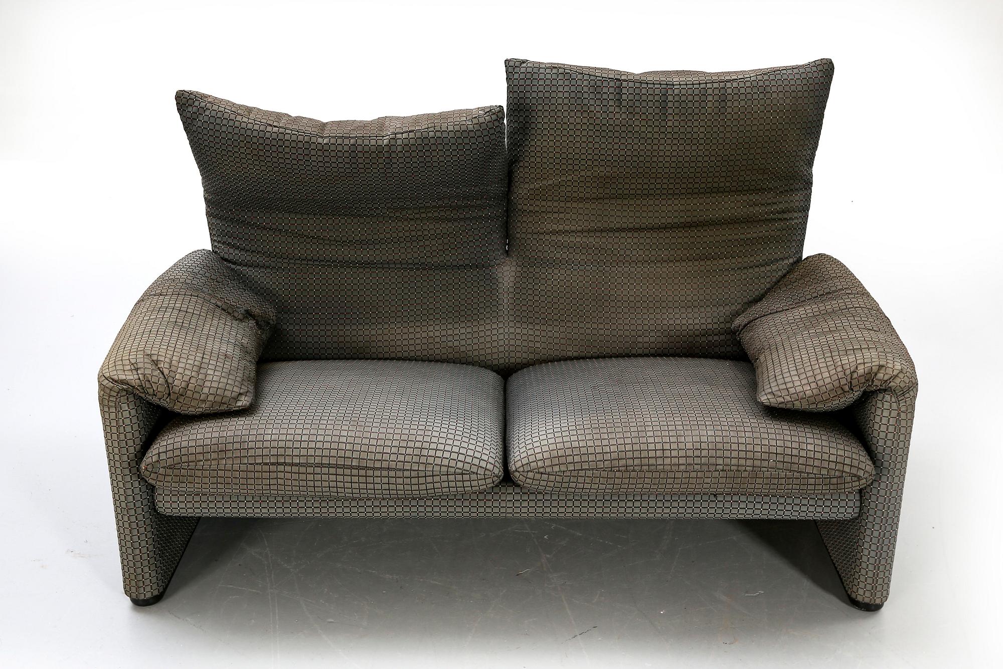 Vico Magistretti, soffa "Maralunga"för Cassina 1900-talets senare del.