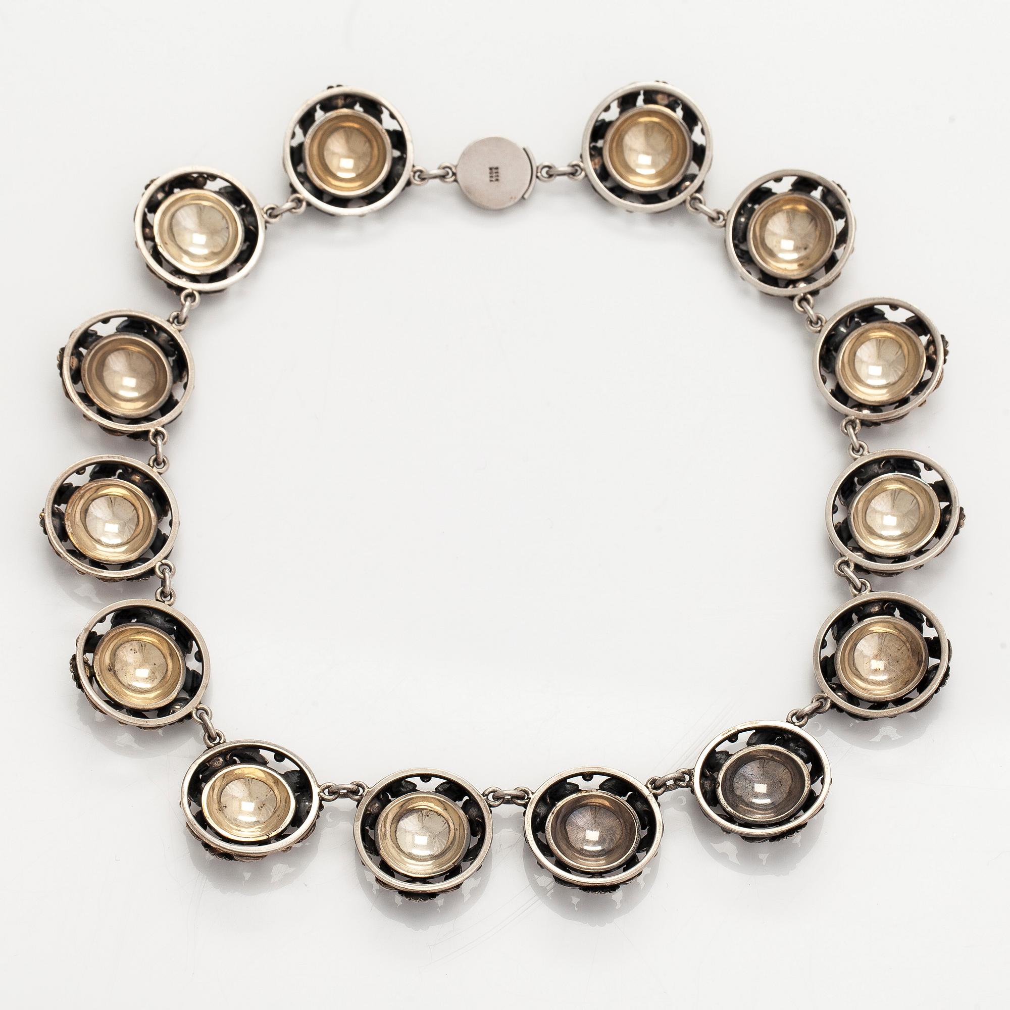 Niels Erik From, necklace, silver, Denmark.