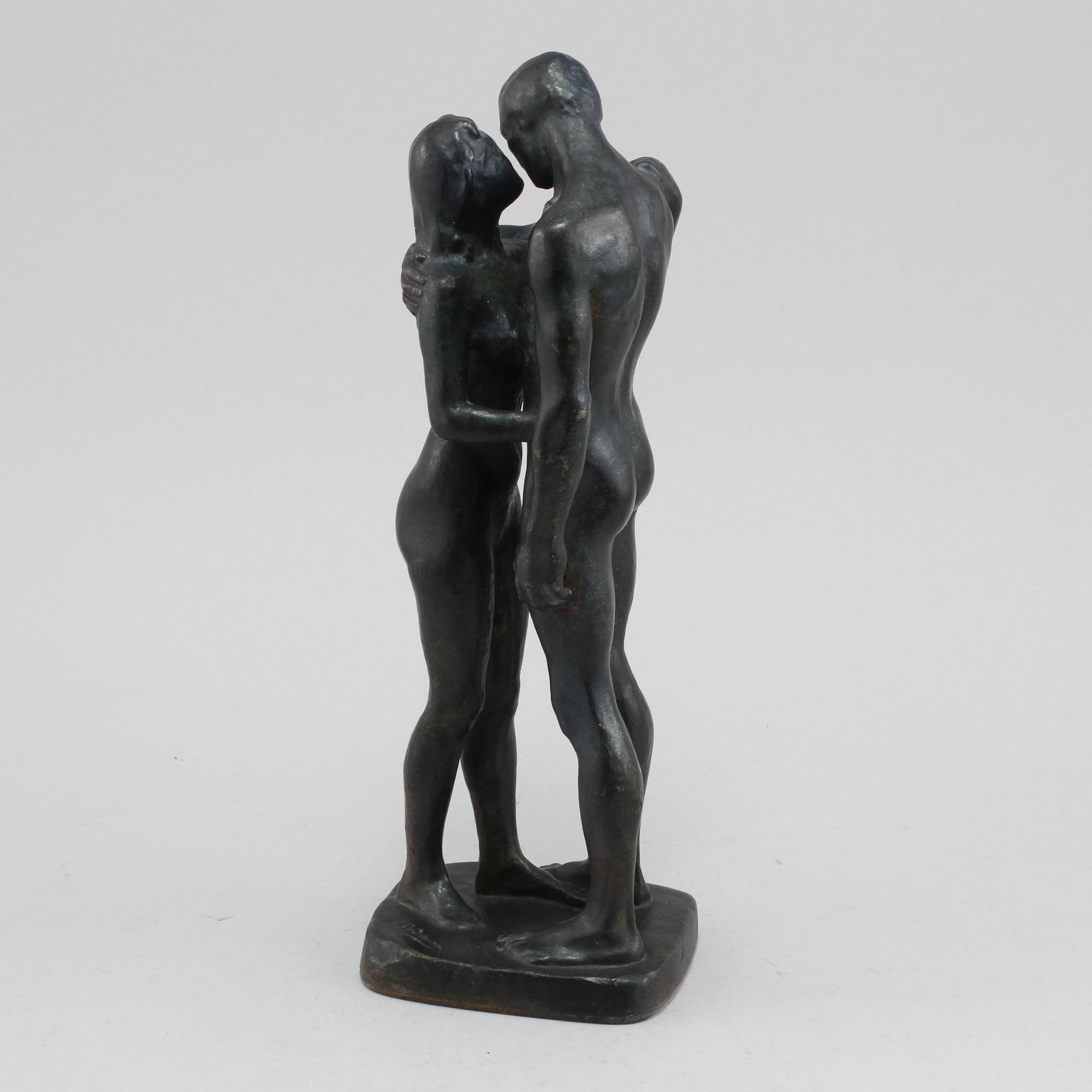 GUDMAR OLOVSON, skulptur, gips, signerad.