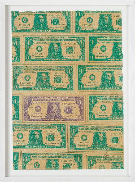 RICHARD RYAN, monoprint, signerad.