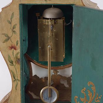 KONSOLUR, av Johan Christoffer Plesse (urmakare i Stockholm, 1700-talets mitt). Rokoko.