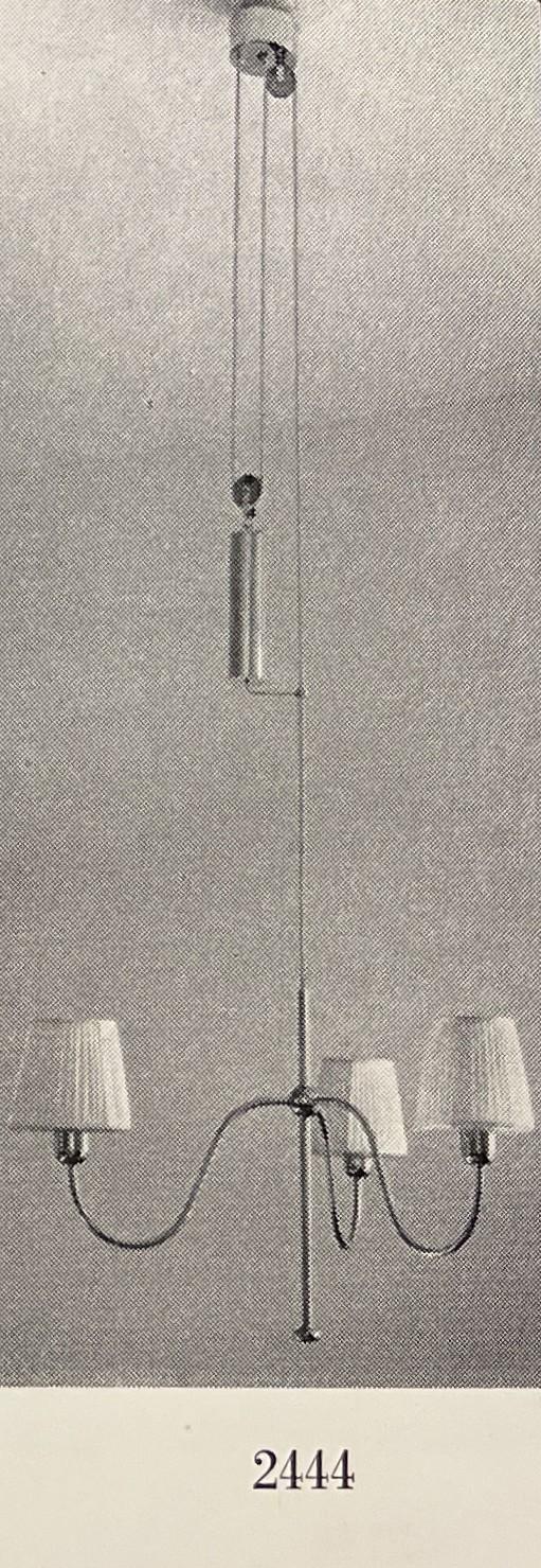 Josef Frank, taklampa, modell G 2444, Firma Svenskt Tenn, 1940-tal.