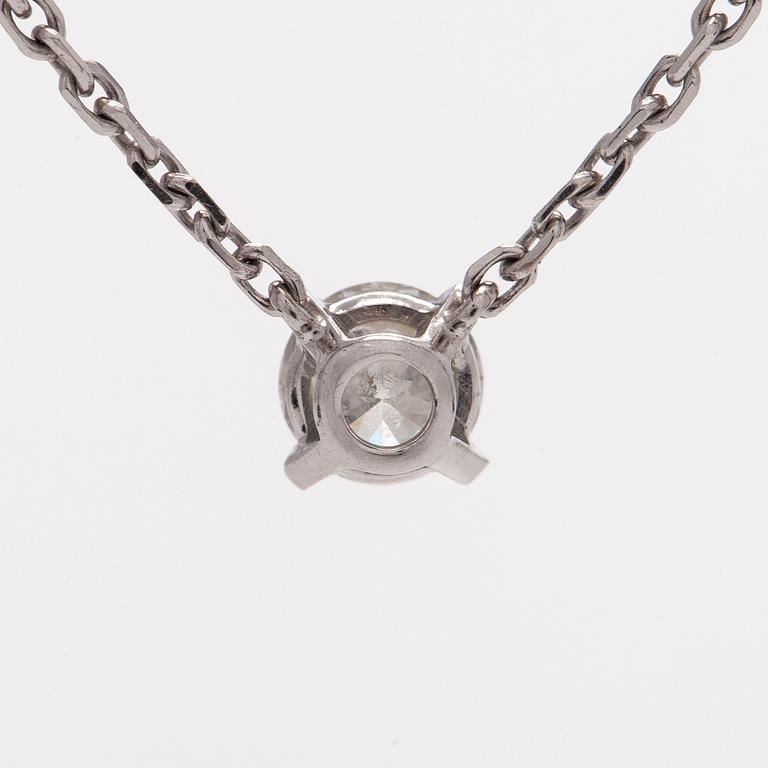 Cartier, halsband, "1895", 18K vitguld med briljantslipad diamant.