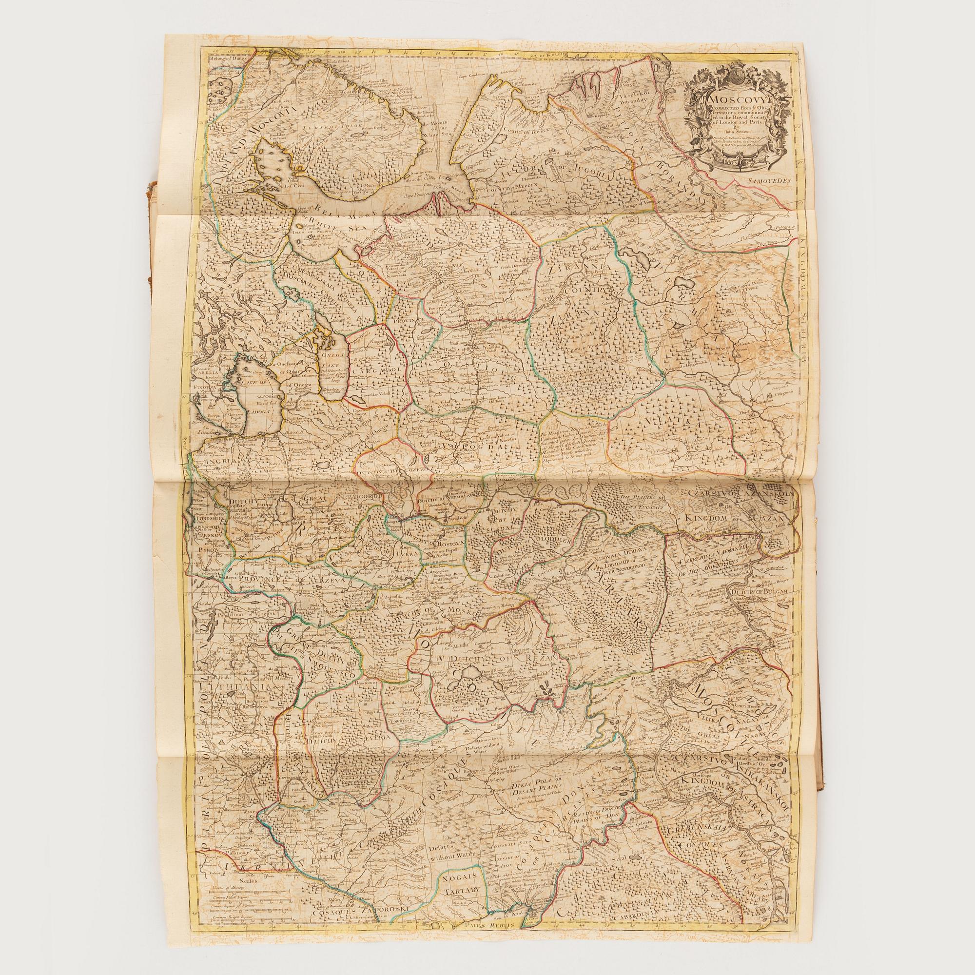 Atlas with 32 engraved maps.