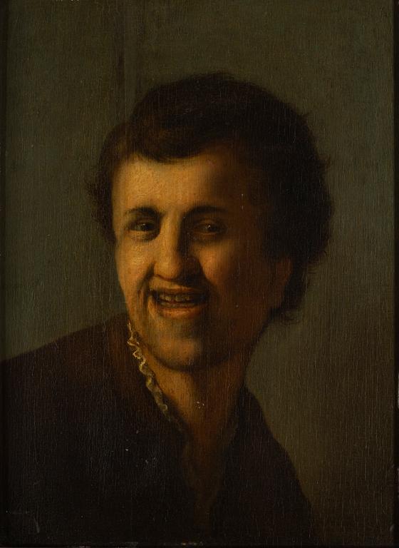 Rembrandt Harmensz van Rijn, copy after. Unsigned. Reinforced panel 41.5 x 30 cm.
