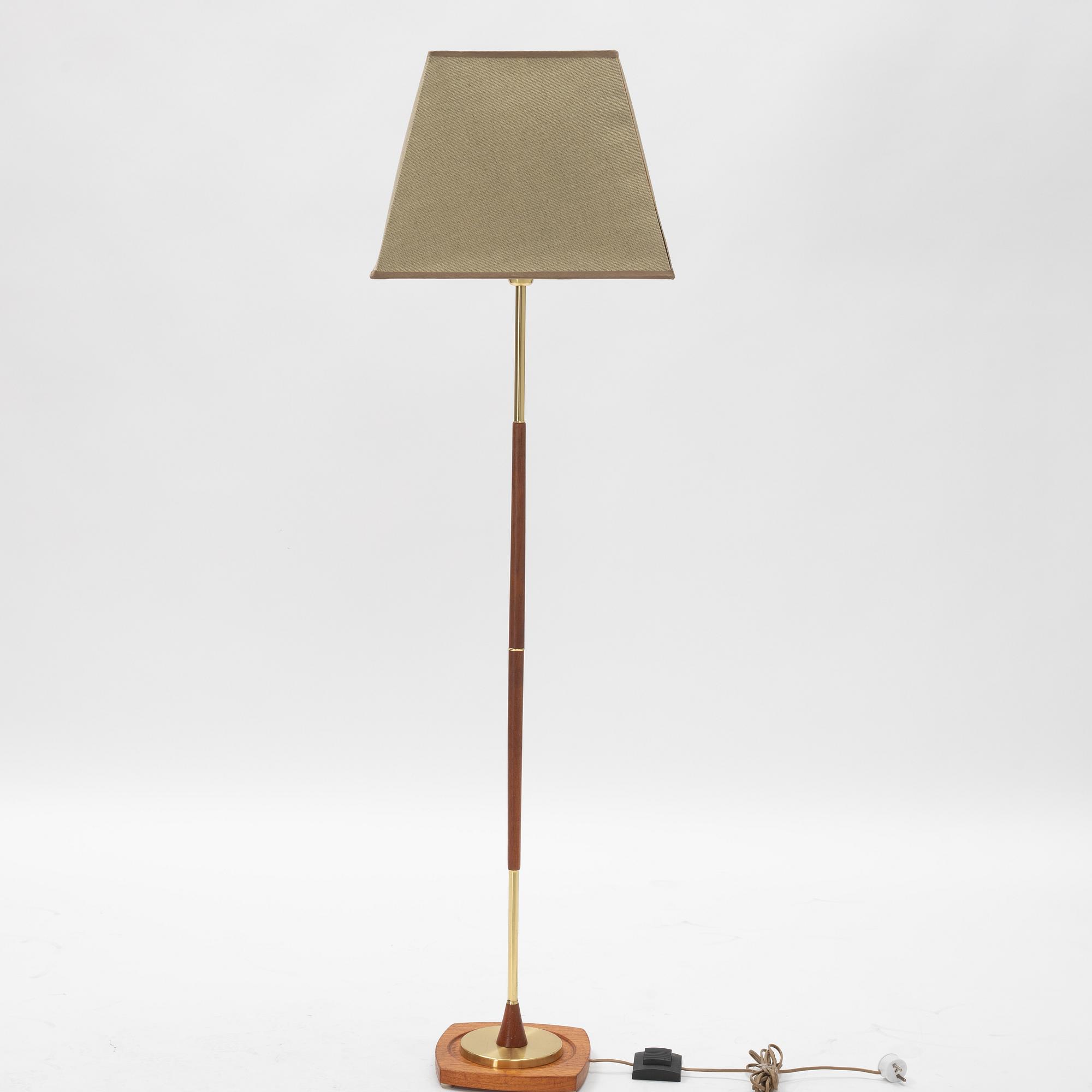 A 1960's/70's floor lamp, Möllers Armatur, Eskilstuna, Sweden.