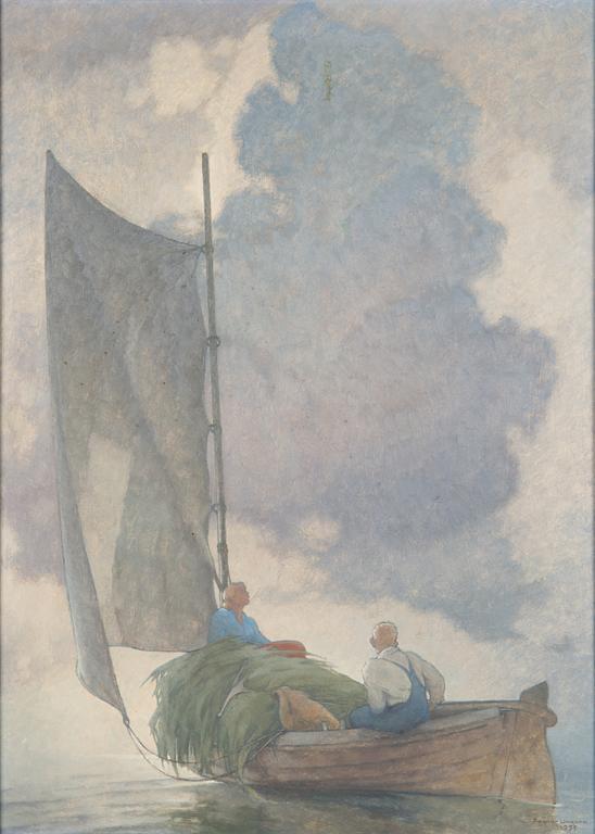 Ragnar Ungern, Couple on a sailing boat.