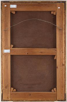 Johan Pasch Hans krets, "Stilleben med spaniel som jagar änder" ("Vattnet").