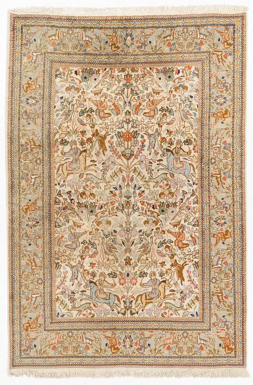 Rug, Tabriz, so called Tabai Tabai, 268 x 183 cm.