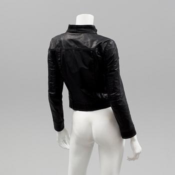 LÄDERJACKA, Gucci, italiensk storlek 40.