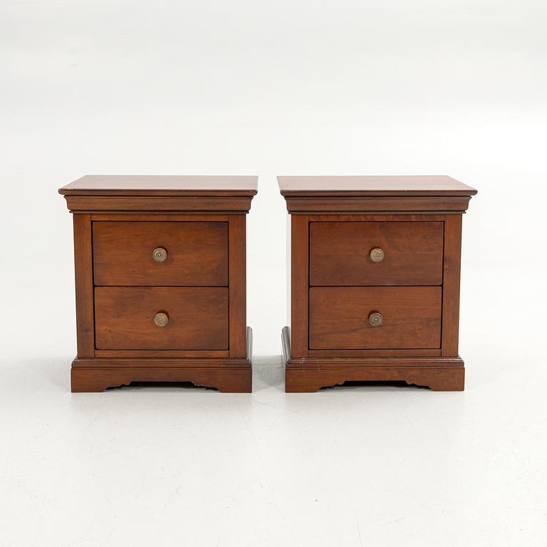 Bedside tables, a pair, Grange, France.