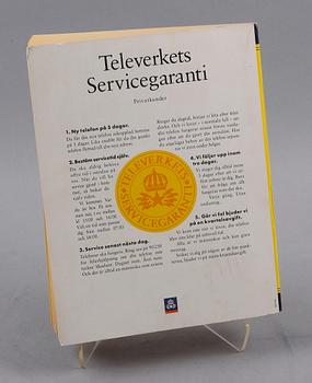 TELEFONKATALOG, omslagsdesign Dan Wolgers 1992.