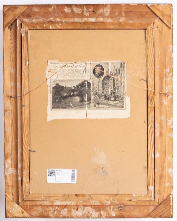 John David Bergling, oil on papaer-panel, signed J Bergling and dated 1929.