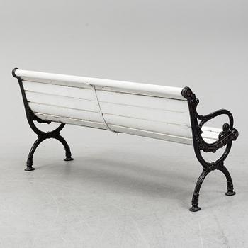 A garden sofa from around 1900.