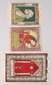MATTOR, 3 st, orientaliska. Mått ca 65 x 95, 67 x 54 samt 62 x 50 cm.