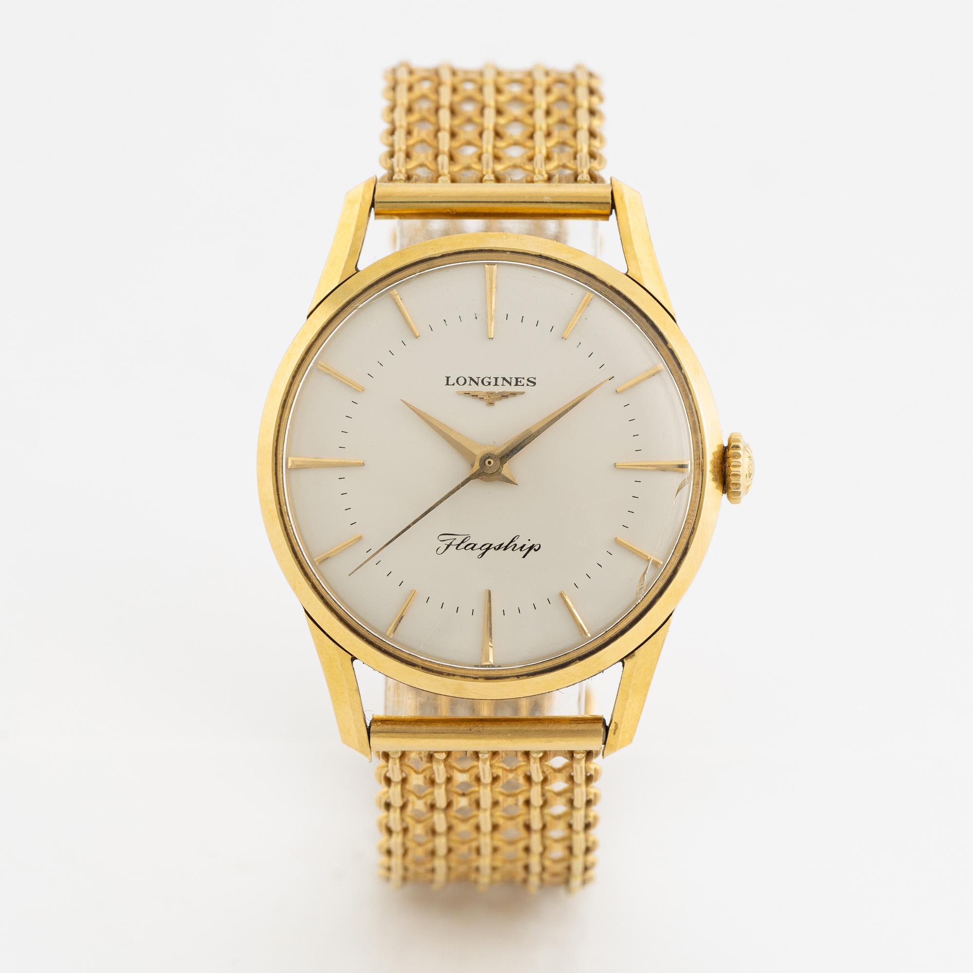 Longines, Flagship, wristwatch, 34.5 mm.