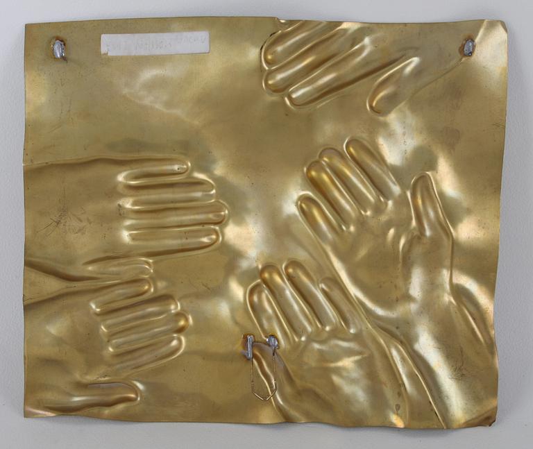 BÄCKSTRÖM, BARBRO, skulptur, mässing, monogram sign, numr 94/650, dat -78.