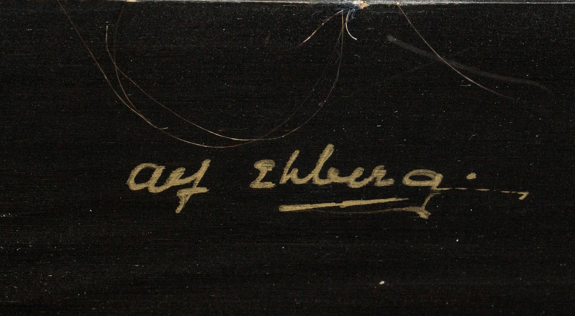 ALF EKBERG, skulptur, keramik. Signerad.