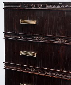 Axel Einar Hjorth, a macassar ebony chest of drawers, Nordiska Kompaniet, 1928, exhibited at the World's Fair in Barcelona 1929.