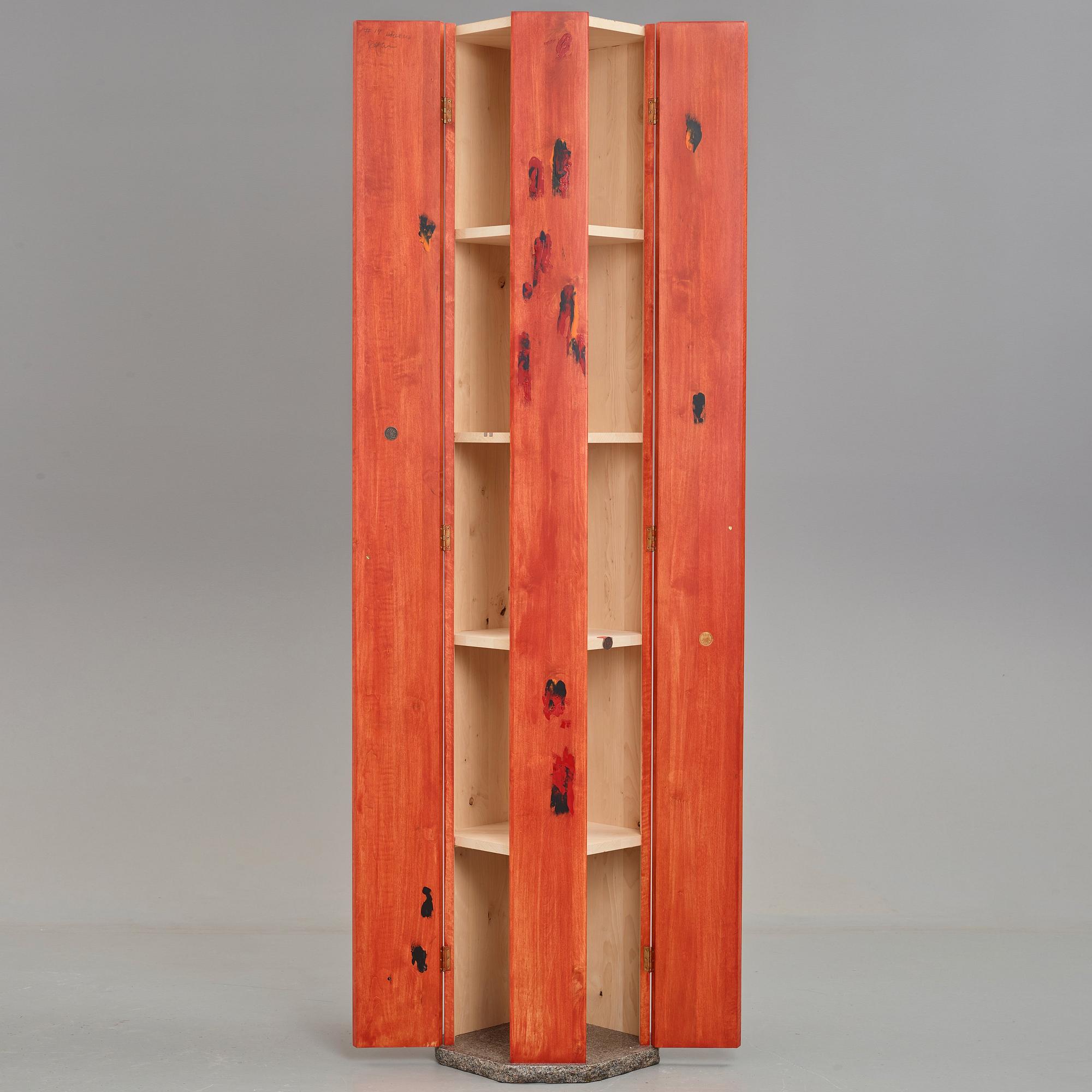 Rolf Hanson, a "Pelare" (Pillar) cabinet for Källemo, Värnamo, Sweden post 1991.