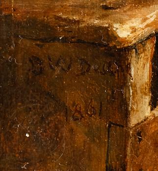 DENNIS WOOD DEANE, olja på duk, signerad och daterad 1861.