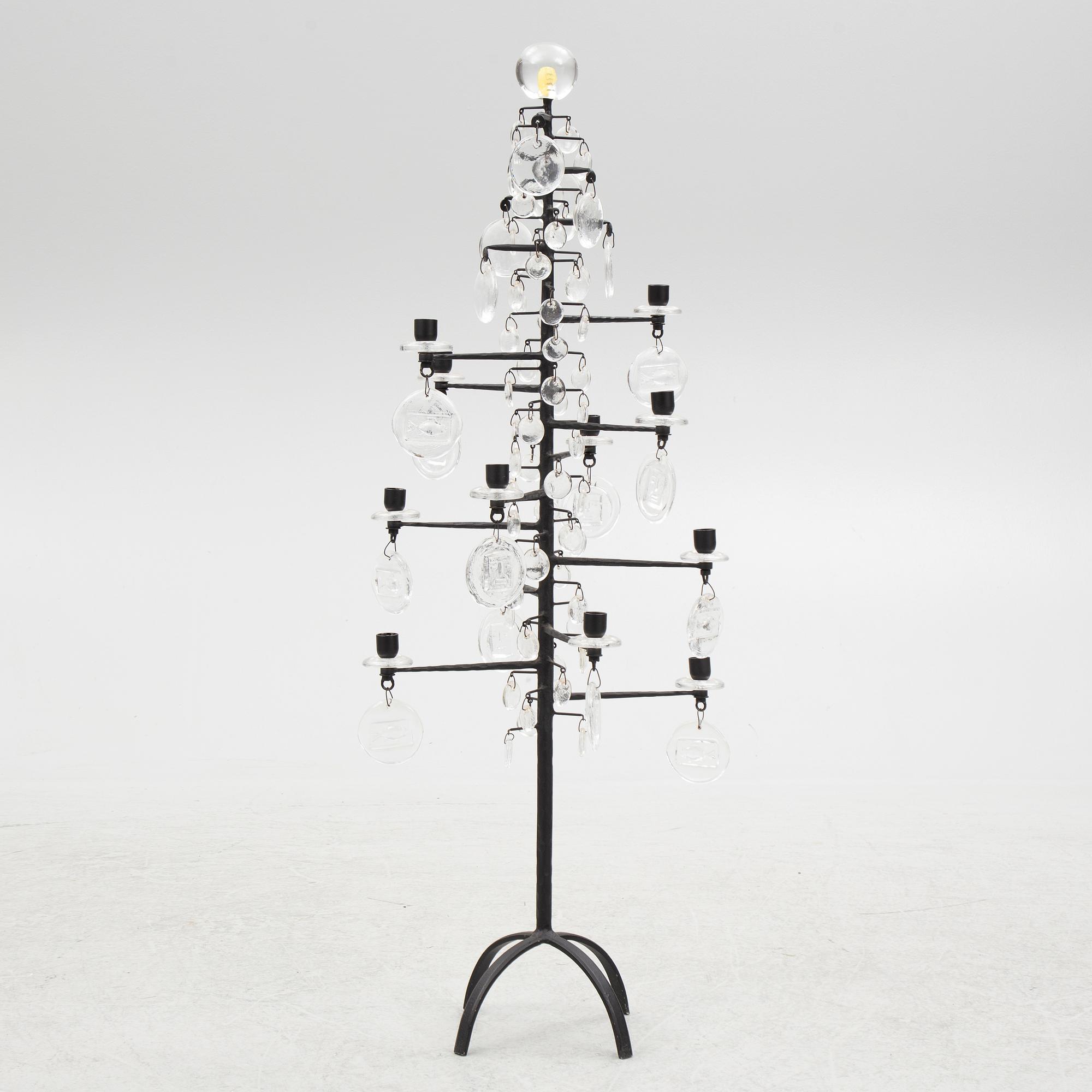 Erik Höglund, a floor candelabra, Boda Smide, Sweden.