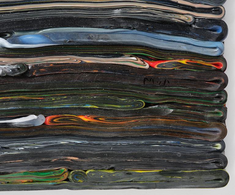 Matthias van Arkel, "Stripe Painting Black".