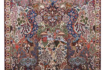 A Kashmar carpet, c. 388 x 299 cm.