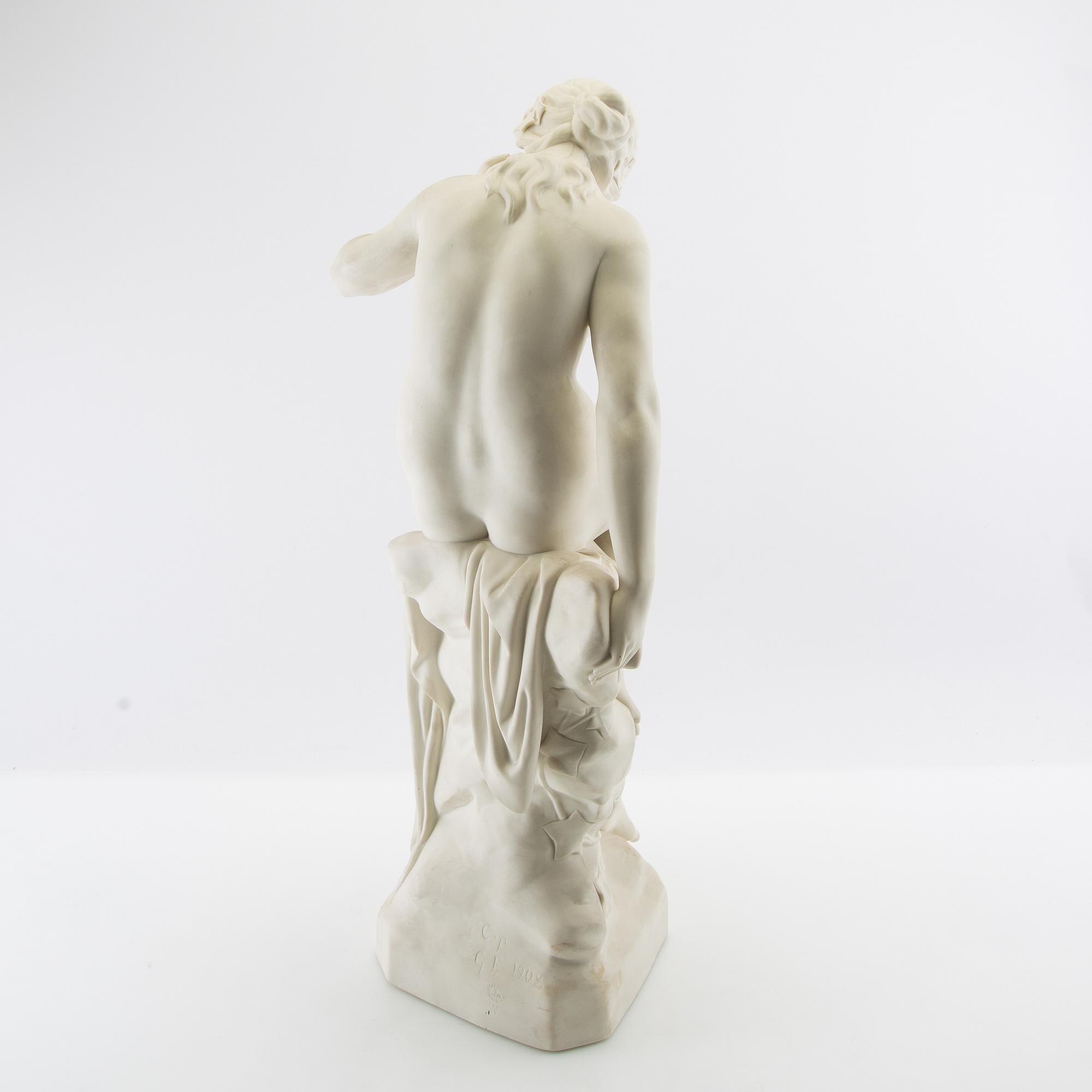 Skulptur "Eko" 1902 Gustavsberg.