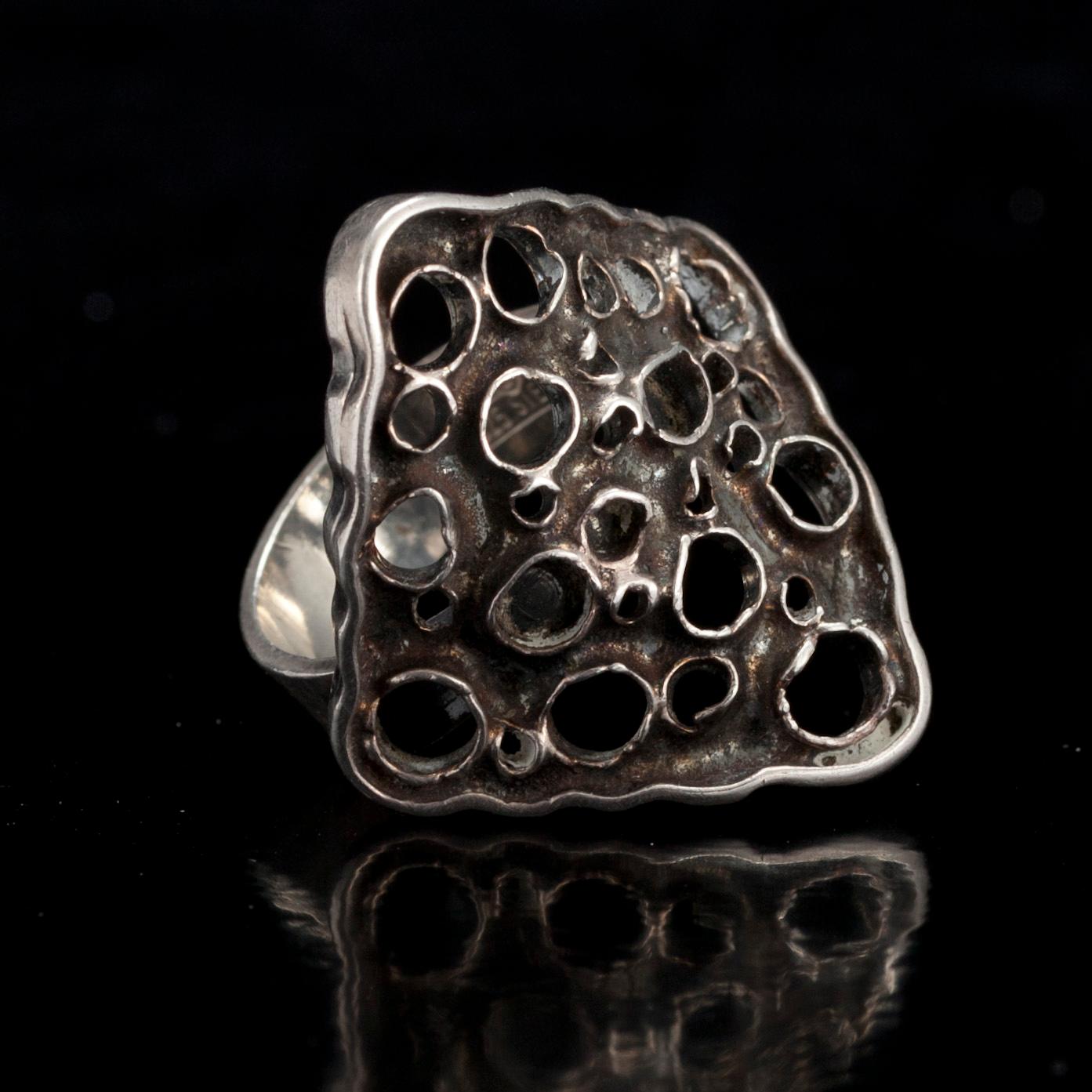 RINGAR, 4 st, silver, E. Granit 1967-70.