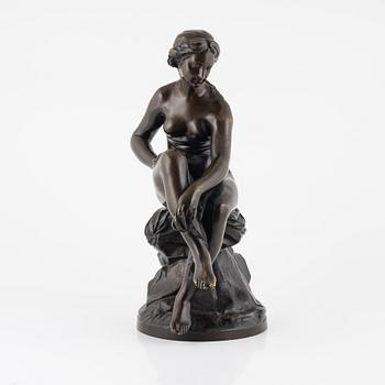 Étienne Maurice Falconet, after. Sculpture. Signed. Bronze, height 49 cm.
