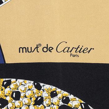 Cartier, a twill silk scarf.