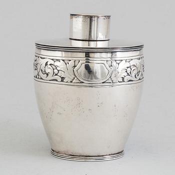 DANSK FORMGIVARE, TEBURK, silver, jugend, mästarstämpel KOH, Köpenhamn, 1913.