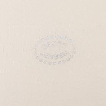 Johan Rohde, Six gilt sterling silver coffee spoons, 'Konge' / 'Acorn', Georg Jensen, Denmark.