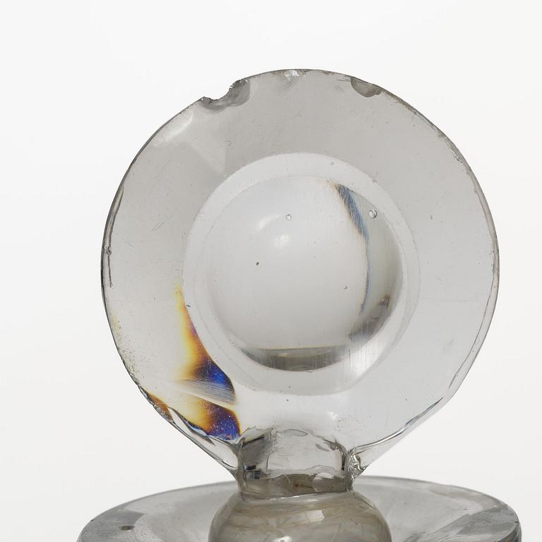Karaffer, ett par, sannolikt England, glas, 1800-tal.
