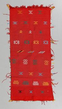 MATTOR, 2 st, silke, Kelim, Nordafrika, sent 1900-tal.