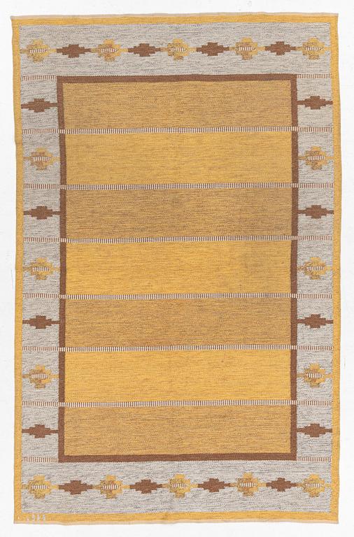 Matta, röllakan, signerad JH, ca 240 x 155 cm.
