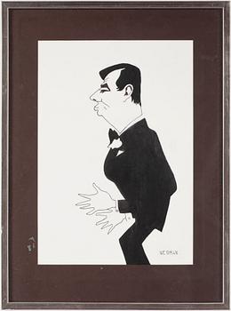 Einar Nerman · EINAR NERMAN, tusch, signerad.