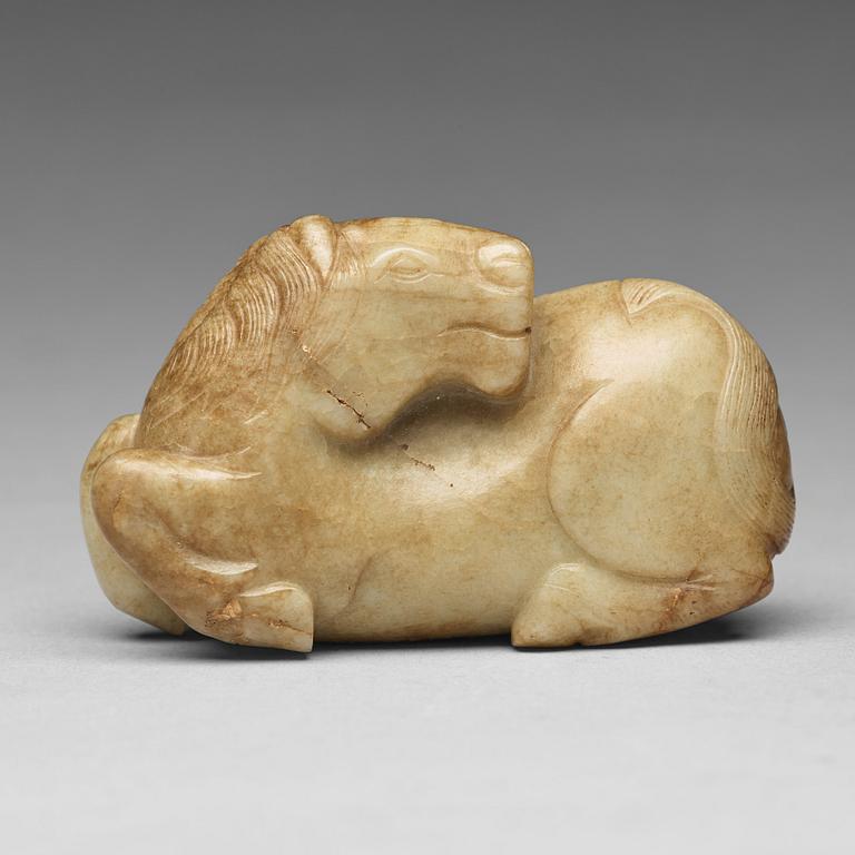 FIGURIN, nefrit. Mingdynastin (1368-1644).