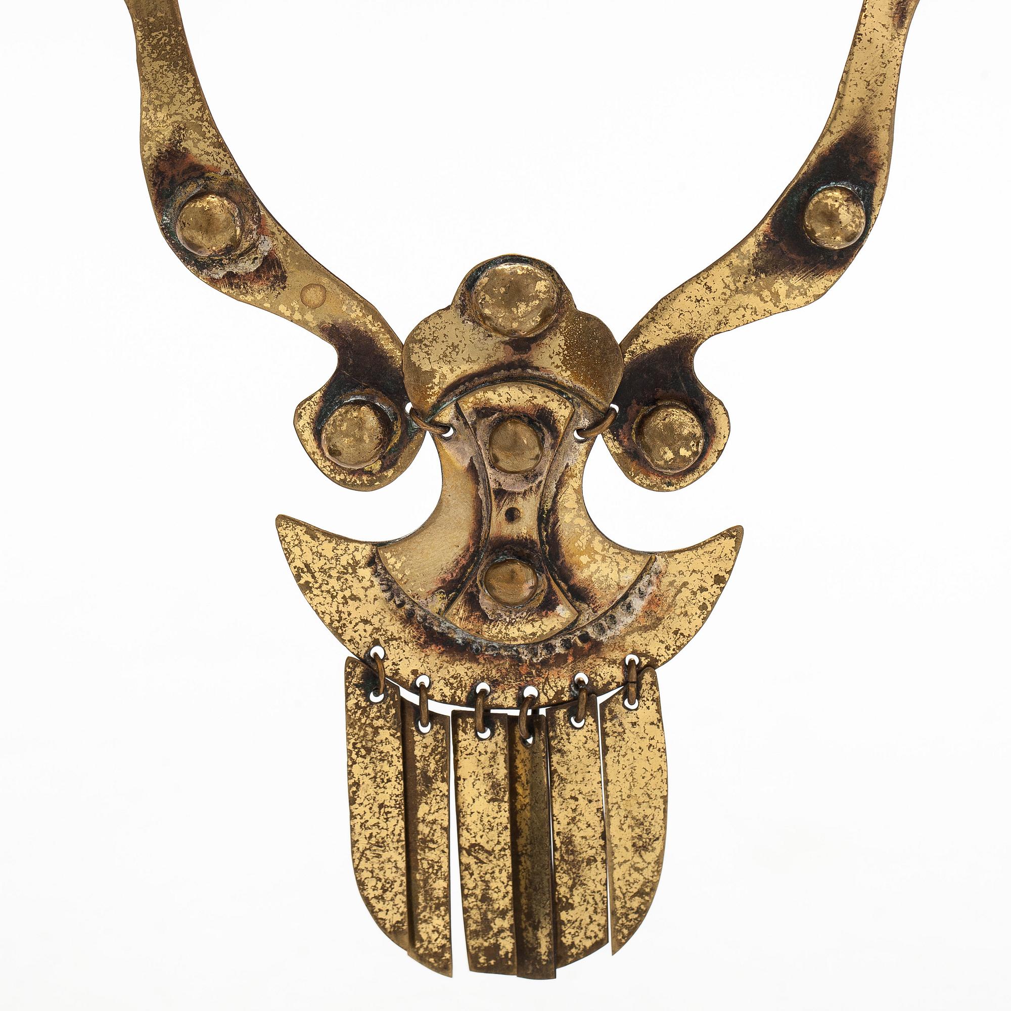 Seppo Tamminen, halssmycken, 3 st, brons,