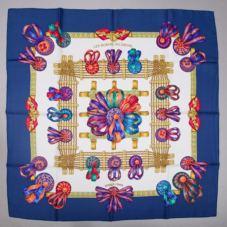 SCARF, "Les Rubans du Cheval", Hermès, siden.