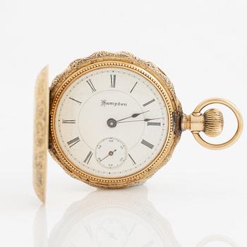 Hampden Watch Co, pocket watch, 41 mm.