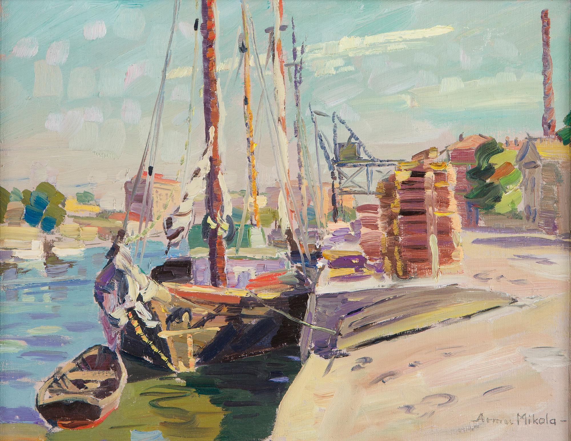 Armas Mikola, Satamanäkymä.