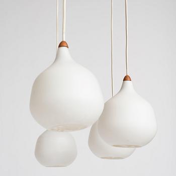 Uno & Östen Kristiansson, a ceiling lamp, Luxus, Vittsjö, Sweden 1950-1960s.