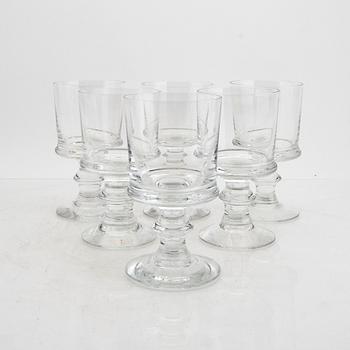 A set of six beer glasses by Signe Persson-Melin.