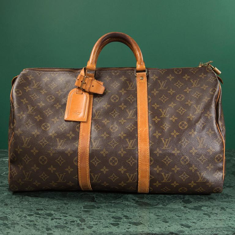 Bag, Louis Vuitton, Keepall.